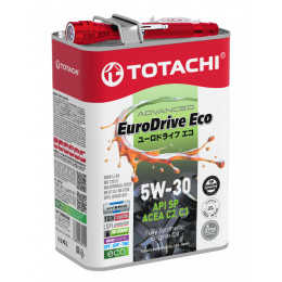 Синтетическое моторное масло TOTACHI EURODRIVE ECO Fully Synthetic 5W-30 API SP, ACEA C2/C3, ILSAC GF-6A 4л + Фонарик в подарок