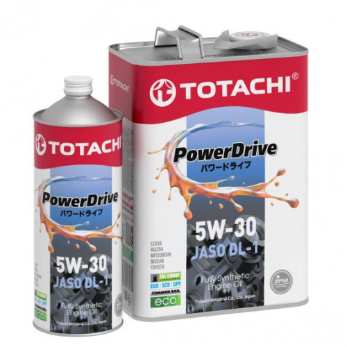 Масло моторное POWERDRIVE Fully Synthetic 5W-30 JASO DL-1 акция 4+1=5л