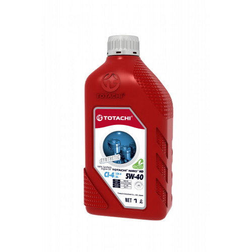 Масло моторное TOTACHI NIRO HD Synthetic API CI-4/SL 5W-40 пласт. 1 л