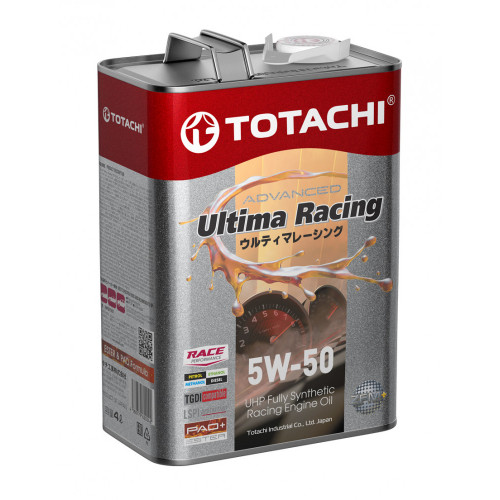 Моторное масло TOTACHI ULTIMA RACING UHP Fully Synthetic 5W-50 API SP, ACEA A3/B4 4л